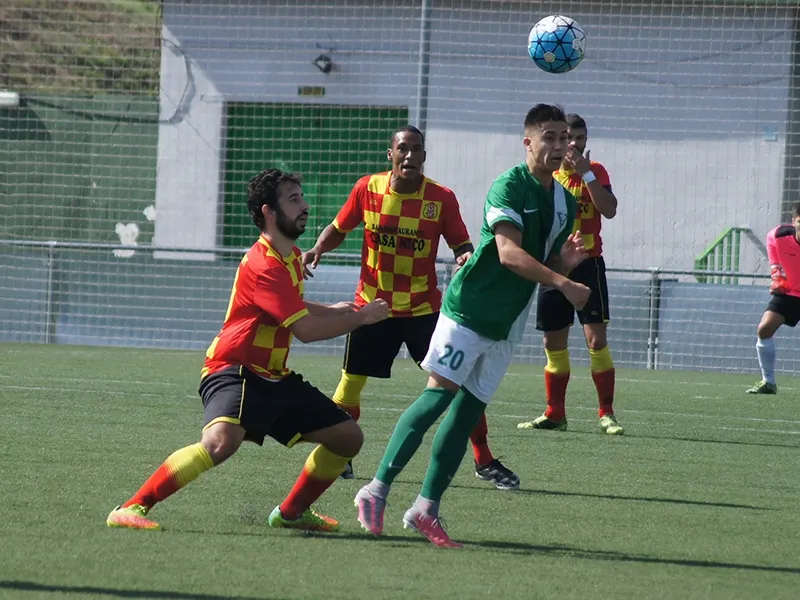 Xavi Muñoz i Michel (en aquesta imatge) no podran ser davant del Sant Cugat B / Arxiu