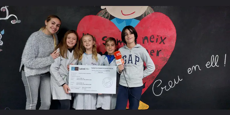 Els alumnes de l'escola Fedac aprenen a fer cooperatives