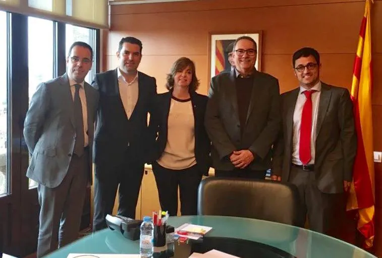 L'equip de govern es reuneix amb la Consellera Meritxell Borràs
