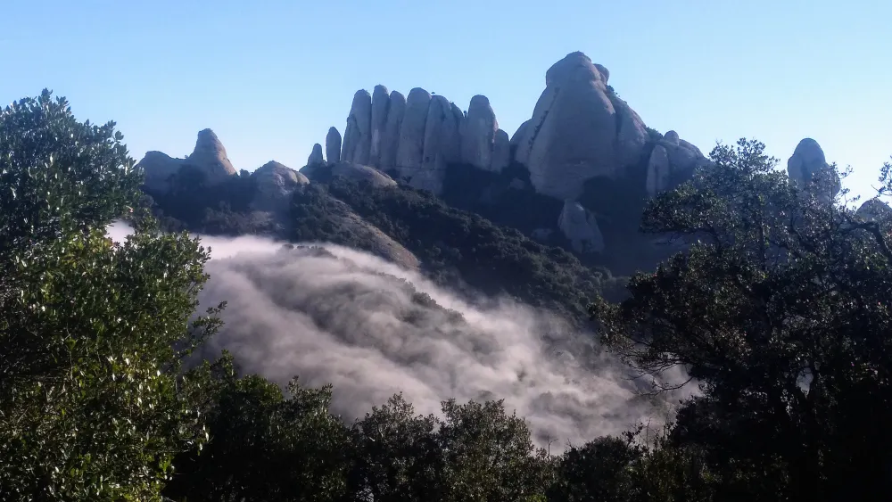 La Romeria de Pineda passa uns dies de convivència a l'Abadia de Montserrat