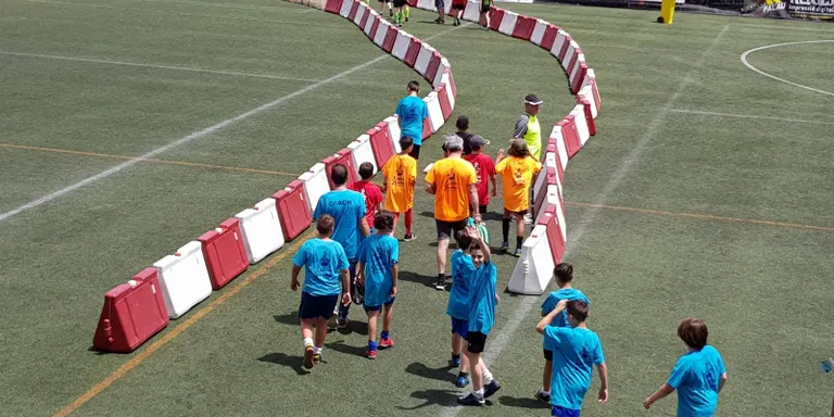 El torneig escolar de l’AFS Caldes escalfa motors amb un acte adreçat a entrenadors, representants i arbitres
