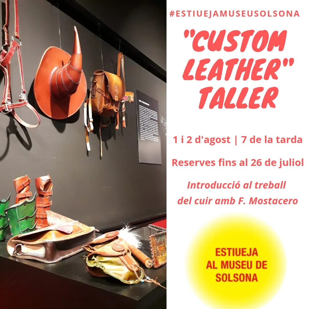 Demà es tanquen les inscripcions per a un taller de cuir al Museu