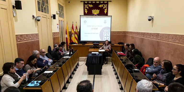 Segons dades de la Diputació, la població rubinenca s'està envellint cada vegada més