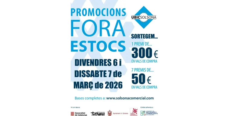La UBIC sorteja més de 1.000 euros en vals de compra en el marc del Promocions i Fora Estocs d’Hivern