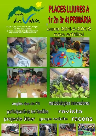 L'Escola La Valira estrenarà nou edifici el pròxim curs 2014-2015