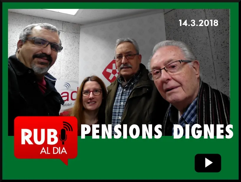 JORDI NAVARRO i JUAN MESTANZA Moviment Pensions Dignes de Rubí