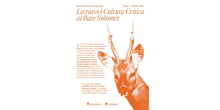L'Actua de l'Arada estrena a Solsona el cicle d'estiu de Lectures i Cultura Crítica parlant del dret a migrar