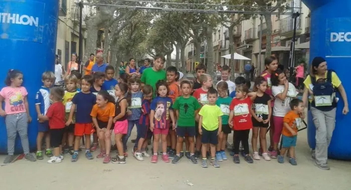 La cursa Kids és solidà ria (foto: Ajuntament Arenys de Munt)