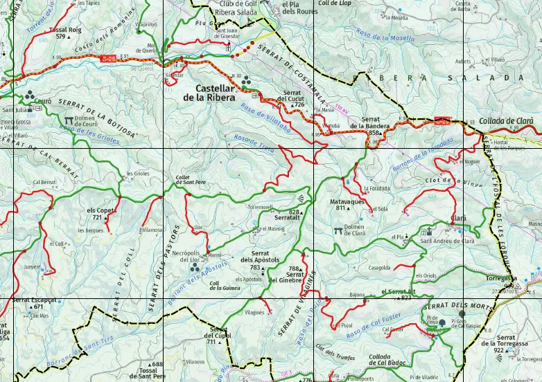A exposició pública l'inventari de camins de Castellar de la Ribera per a la regulació de l'accés motoritzat