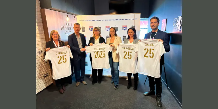 La Costa Daurada patrocinarà l’equip de futbol femení francès Olympique de Lió