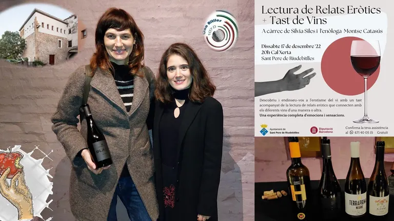 Entrevista a Silvia Siles i Montse Catasús en la Lectura de relats eròtics + Tast de vins