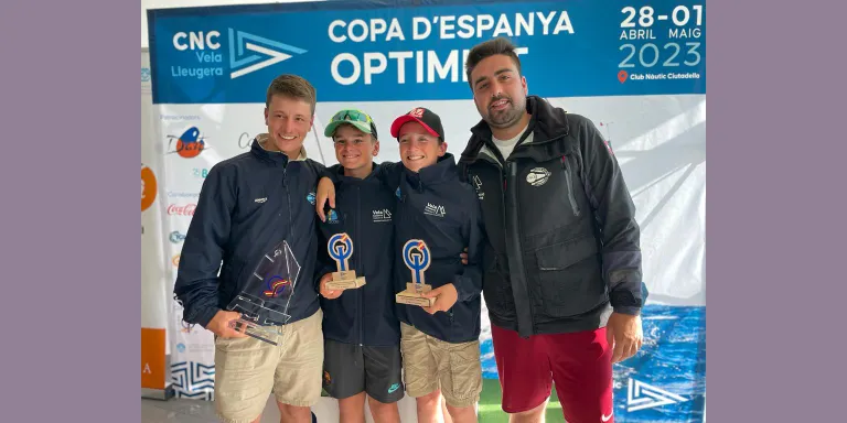 El regatista del Club Nàutic Cambrils Joan Domingo es proclama subcampió de la Copa de España d’Optimist