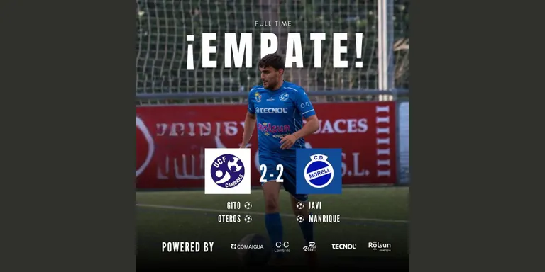 El Cambrils Unió empata davant El Morell en el quart partit de la pretemporada