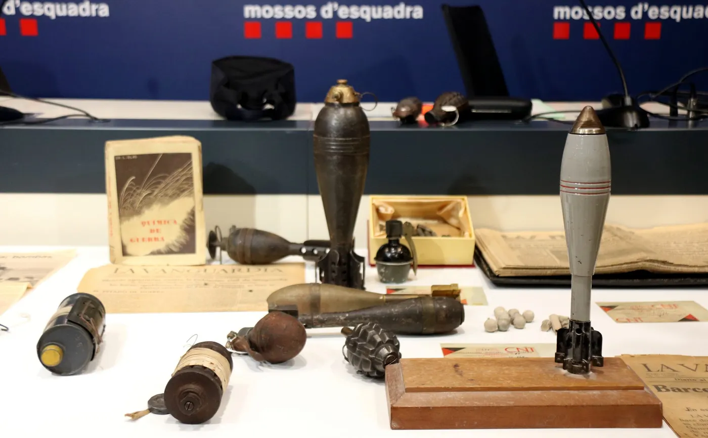 Els Mossos han trobat 65 explosius en municipis vallesans