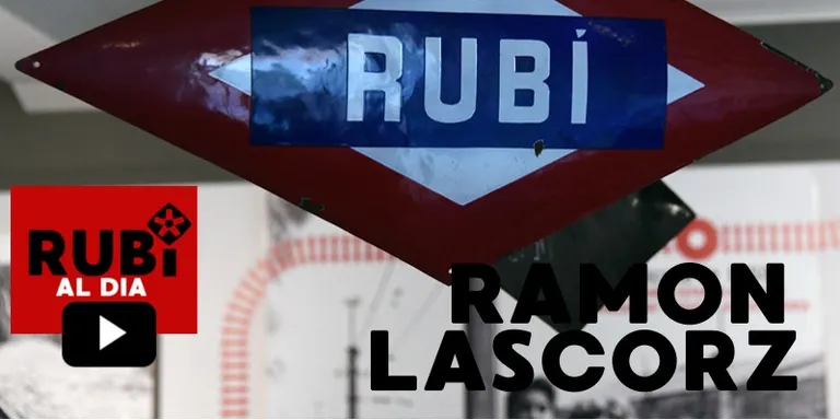 RAMON LASCORZ - 100 anys de tren a Rubí
