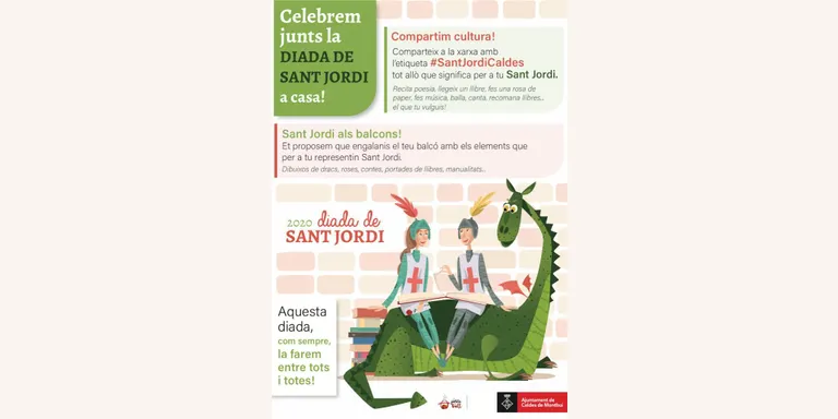 Sant Jordi 2020 a Caldes