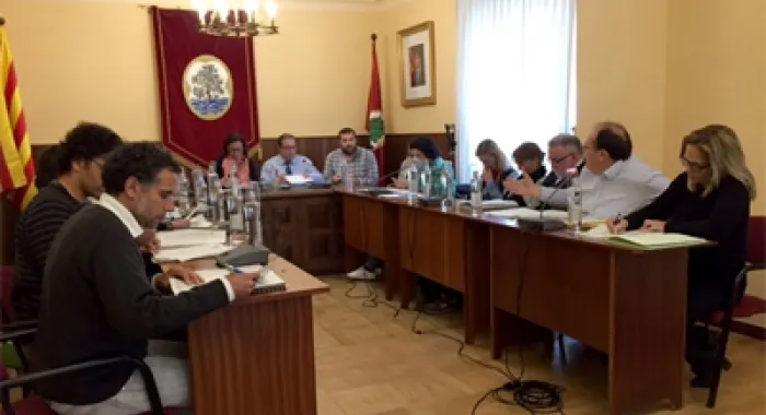 Moment del ple d'ahir