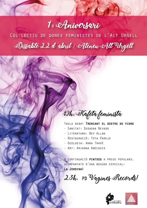 El col·lectiu Dones Feministes de l'Alt Urgell celebra el primer aniversari