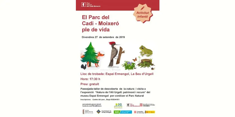 L’Espai Ermengol de la Seu acull una activitat sobre el Parc Natural del Cadí-Moixeró