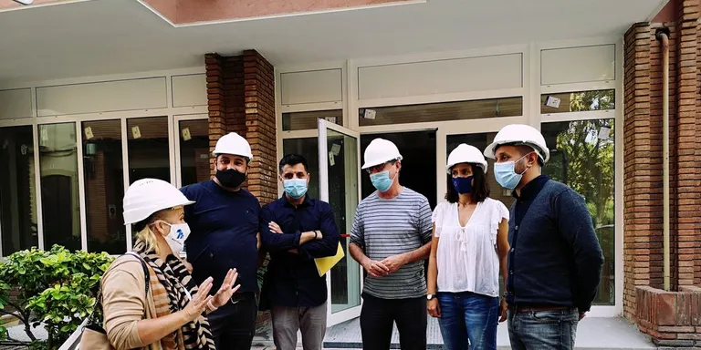 L’alcalde i part del govern han visitat les obres del nou centre Mossèn Galbany