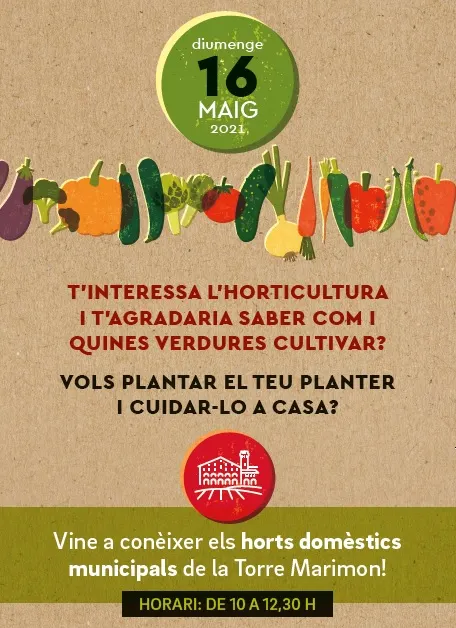 Caldes celebra el Dia Internacional de l’Horticultura amb visites guiades als Horts Domèstics Municipals de la Torre Marimon