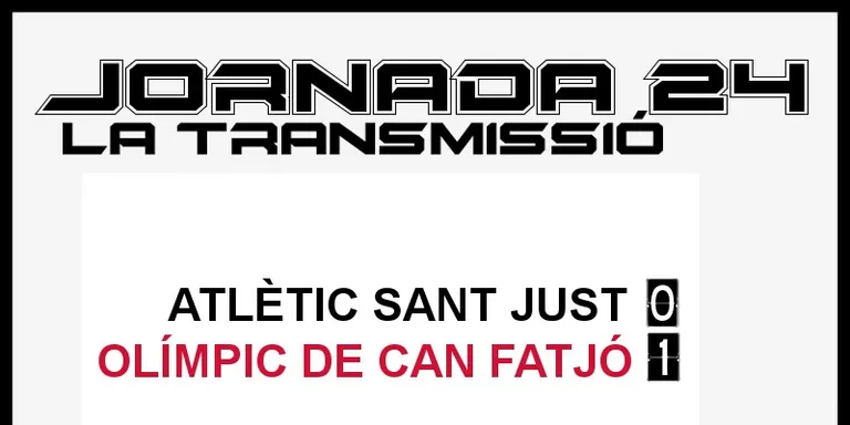 A PEU DE CAMP - JORNADA 24 dissabte