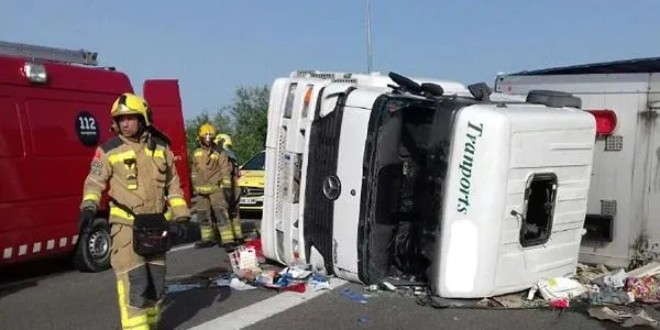 Creix en un 50% el trànsit de camions a l’AP7, al seu pas per la demarcació de Tarragona