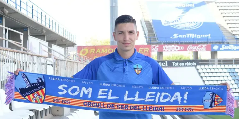El Lleida Esportiu presenta oficialment a Pedro Ingles i Álvaro Martínez