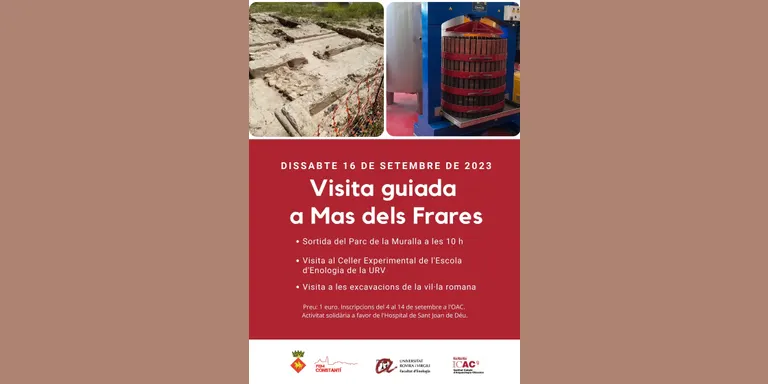 Constantí organitza una visita guiada a la vil·la romana de Mas dels Frares