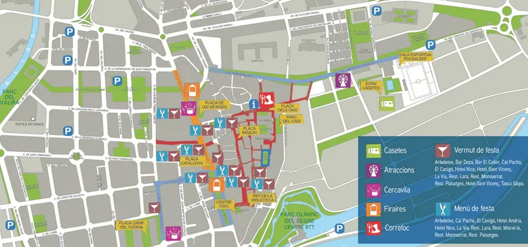 Mesures especials de circulació durant la Festa Major de la Seu 2014