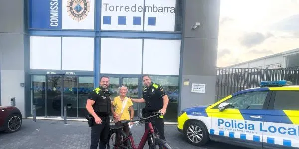 La Policia Local de Torredembarra recupera una bicicleta furtada, detenen un jove per atemptat contra l’autoritat i un altre per trencar la condemna