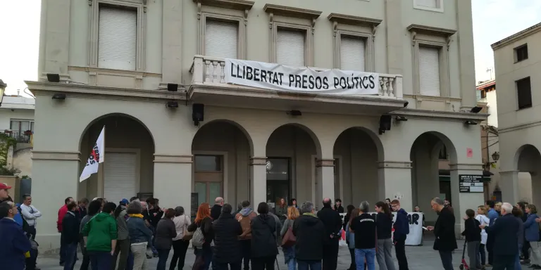 Concentració de rebuig als fets ocorreguts la matinada de dimarts