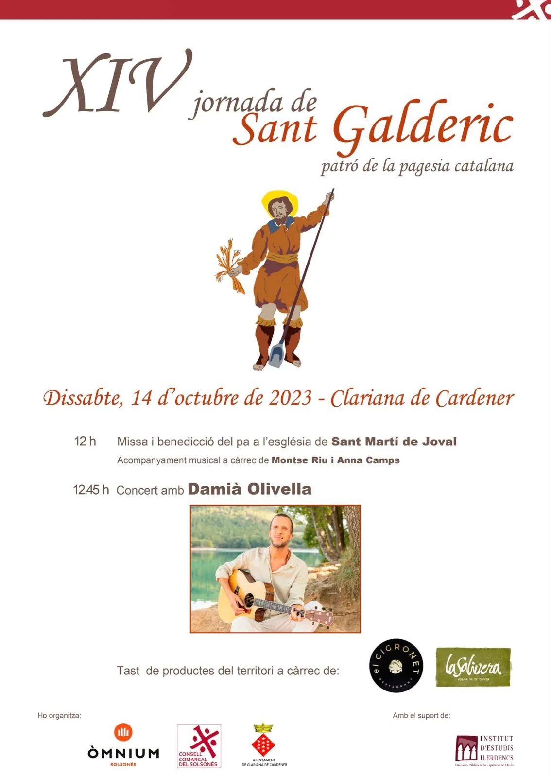 La 14a Festa de Sant Galderic farà parada a Clariana