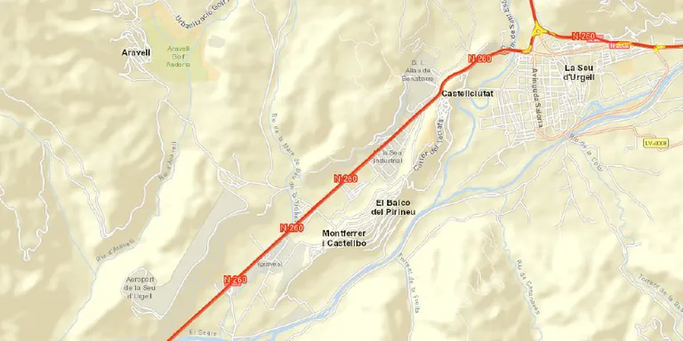 L'Alt Urgell rep amb cautela l'anunci d'un estudi de millora de l'N-260 entre la Seu i Adrall