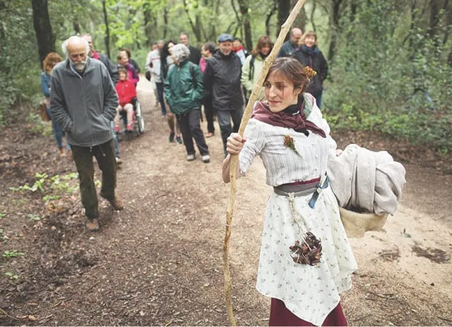 Ruta inclusiva al Parc de Montnegre i Corredor amb el nom 'Camins, un viatge pels cinc sentits'