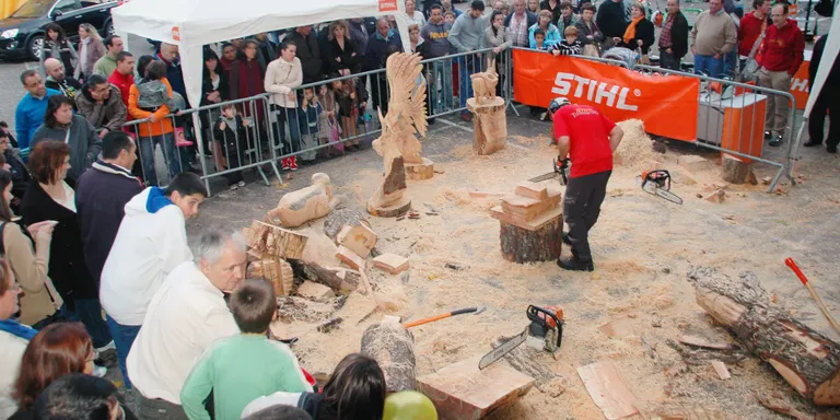 Exposició i venda de vehicles nous a l'espai Autofira de la Fira de Sant Ermengol