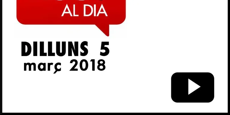 RUBÍ AL DIA dilluns 5 MARÇ 2018