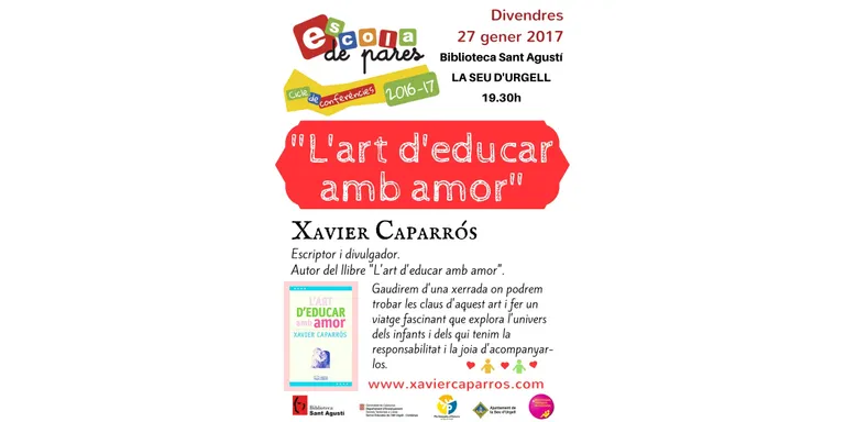 Xavier Caparrós presenta a la Seu el llibre 'L'art d'educar amb amor'