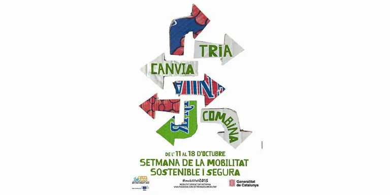 Caminades per a escolars, activitat de la Setmana de la Mobilitat Sostenible