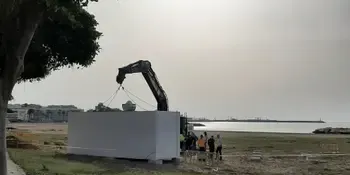 Talls de trànsit a l’avinguda Diputació per la instal·lació de les guinguetes de platja
