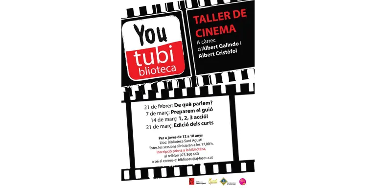 Taller gratuït de curtmetratges a la Biblioteca Sant Agustí