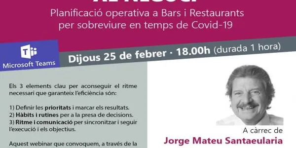 Aquest dijous s'inicien les píndoles formatives d'ATECA per als seus associats