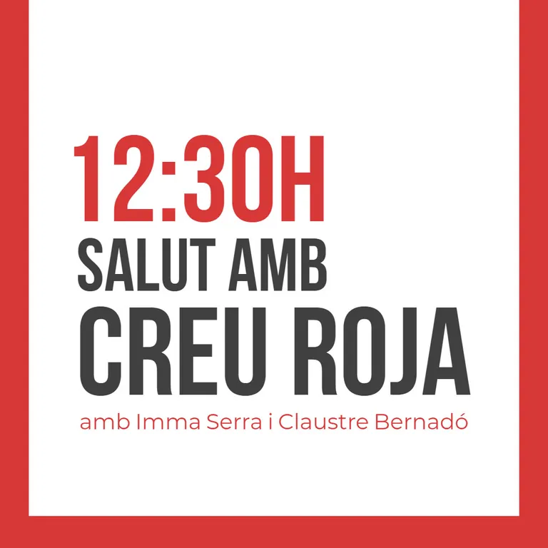 Salut amb Creu Roja