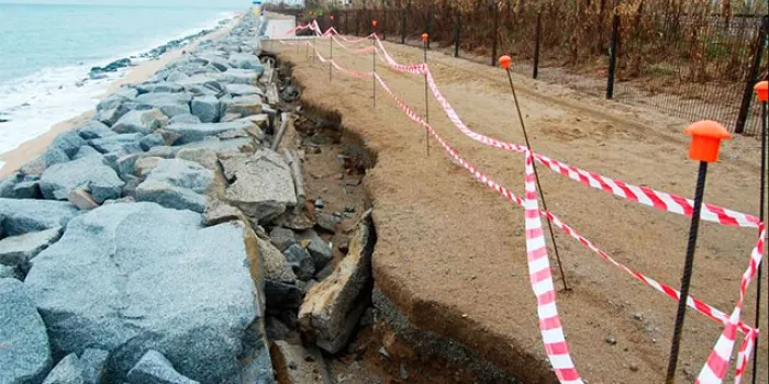 El Ministeri destinarà 1'4 milions d'euros per reparar els danys del temporal marítim al Baix Maresme