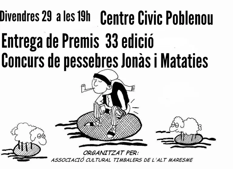 Entrega de premis del Concurs de Pessebres Jonàs i Mataties