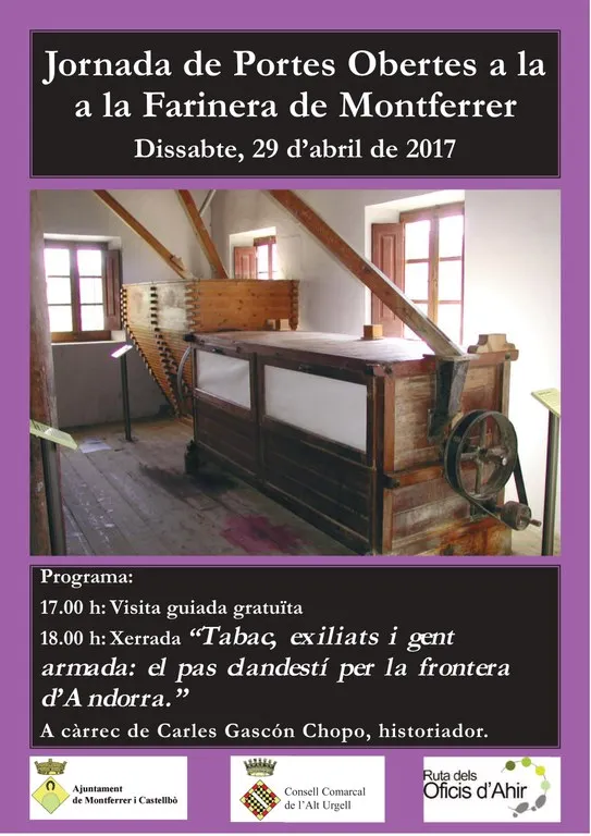 Jornada de portes obertes a la Farinera de Montferrer