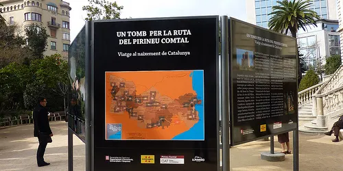 Una exposició fotogràfica sobre la ruta 'Pirineu Comtal', al Palau Robert