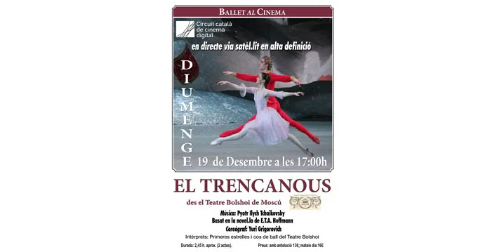 Cinemes Guiu ofereix 'El Trencanous' de Txaikovski