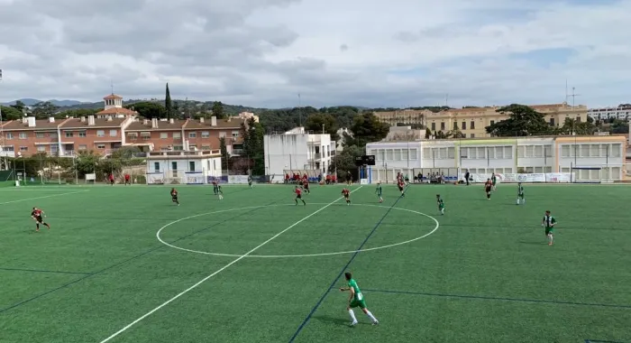 Moment del partit d'ahir
