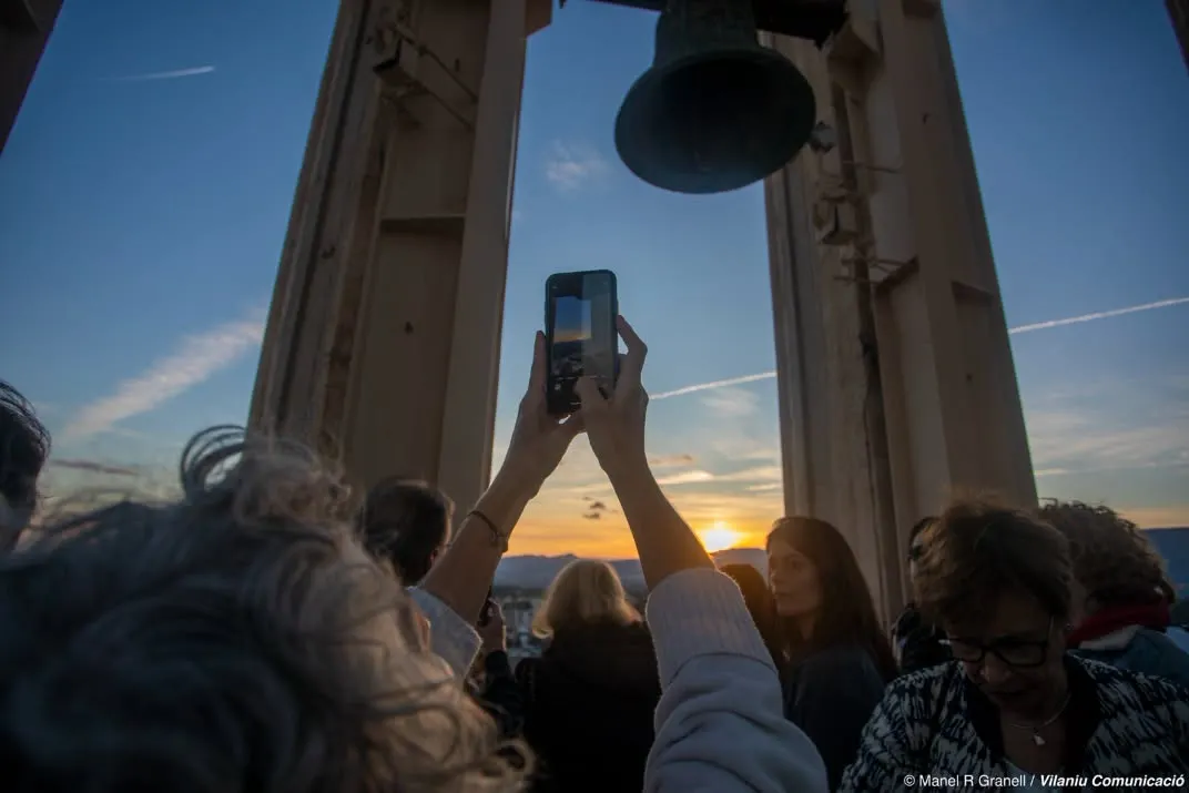 El campanar de Sant Joan ja té els seus convidats per a l'eclipsi total de Sol